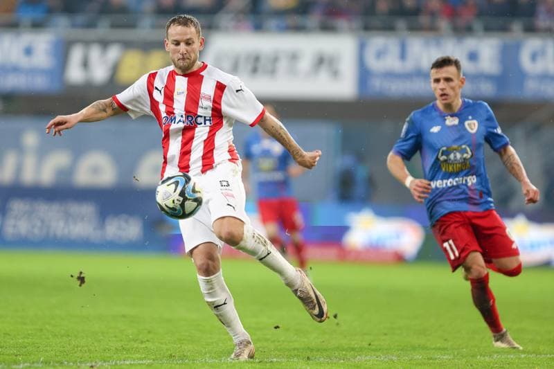 Football. PKO BP Ekstraklasa. Piast Gliwice - Cracovia Krakow. 23.02.2024