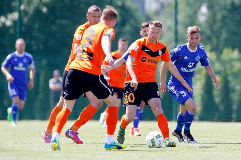 Football. Sparing. Zaglebie Lubin - Ruch Chorzow. 18.06.2016