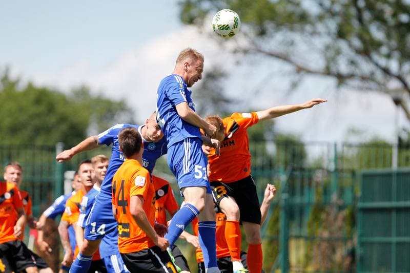 Football. Sparing. Zaglebie Lubin - Ruch Chorzow. 18.06.2016