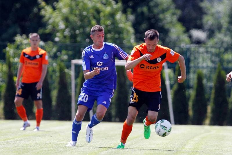 Football. Sparing. Zaglebie Lubin - Ruch Chorzow. 18.06.2016