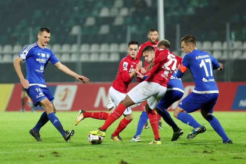 Football. Nice I Liga. Zaglebie Sosnowiec - Wigry Suwalki. 23.09.2017