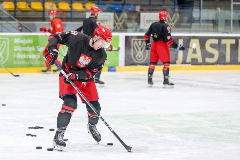 Ice Hockey. Poland national team. Training. 10.12.2023