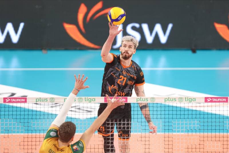 Volleyball. PlusLiga. Jastrzebski Wegiel - Aluron CMC Warta Zawiercie. 28.04.2024