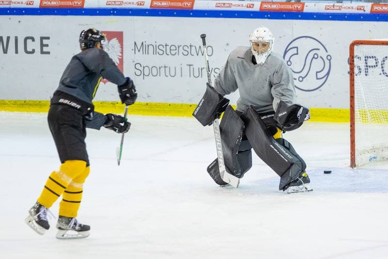 Ice Hockey. GKS Katowice. Training. 01.08.2022