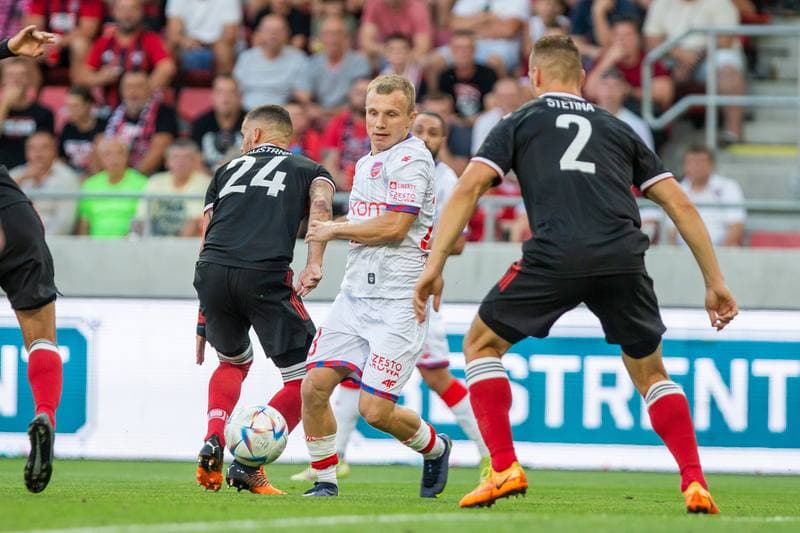 Football. UEFA Conference League. Spartak Trnava - Rakow Czestochowa. 04.08.2022