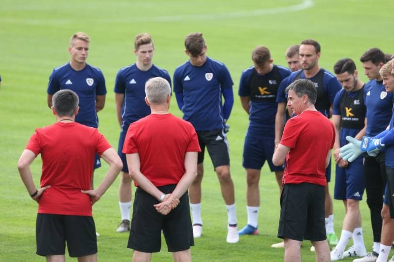 Football. Piast Gliwice. Training. 14.06.2018