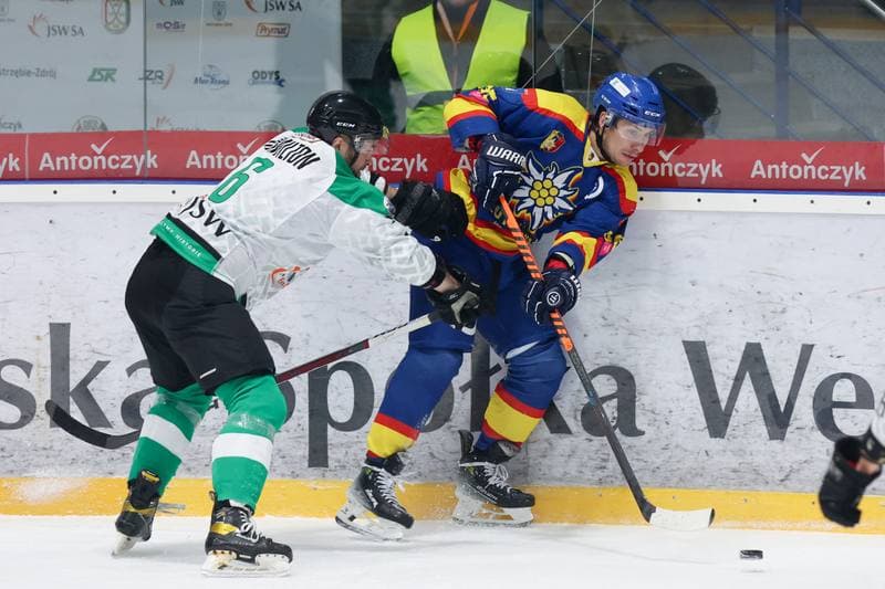 Ice Hockey. Tauron Hokej Liga. JKH GKS Jastrzebie - PZU Podhale Nowy Targ. 07.01.2024