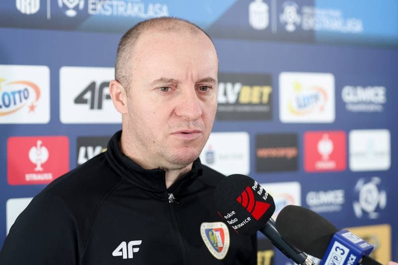 Football. Piast Gliwice. Press Conference. 09.01.2024