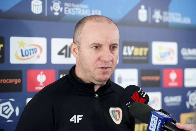 Football. Piast Gliwice. Press Conference. 09.01.2024