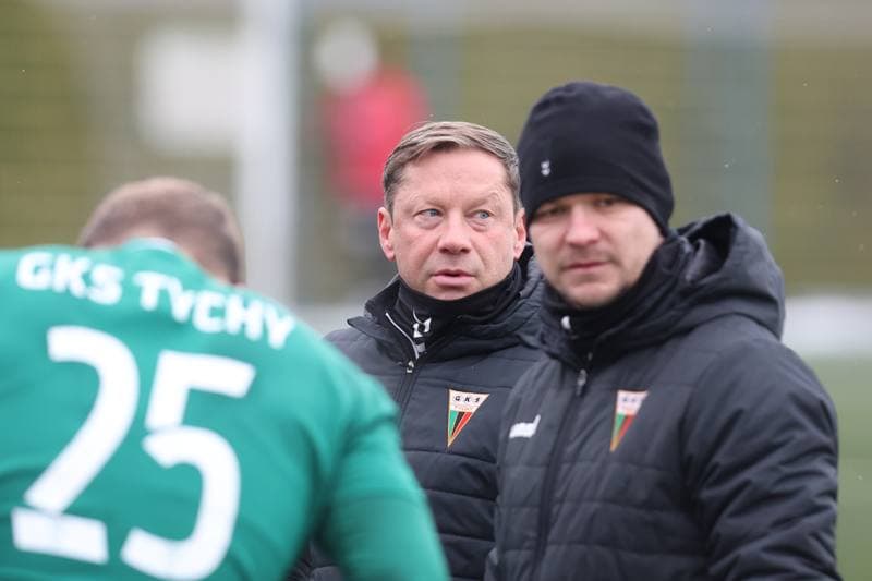 Football. Sparing. GKS Tychy - Hutnik Krakow. 13.01.2024