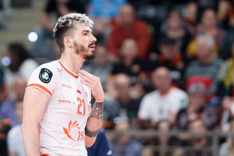 Volleyball. CEV Champions League. Jastrzebski Wegiel - SVG Luneburg. 17.01.2024