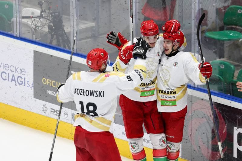 Ice Hockey. Tauron Hokej Liga. Zaglebie Sosnowiec - GKS Katowice. 21.01.2024