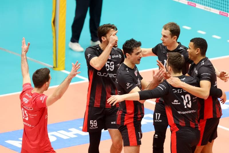 Volleyball. PlusLiga. Aluron CMC Warta Zawiercie - Asseco Resovia Rzeszow. 25.01.2024