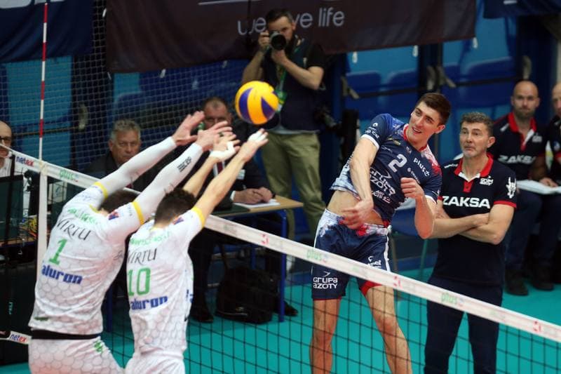 Volleyball. PlusLiga. Aluron Virtu Warta Zawiercie - ZAKSA Kedzierzyn-Kozle. 17.04.2019