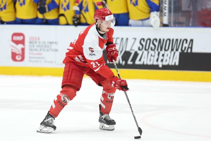 Ice Hockey. Olympic Qualification. Poland - Ukraine. 09.02.2024