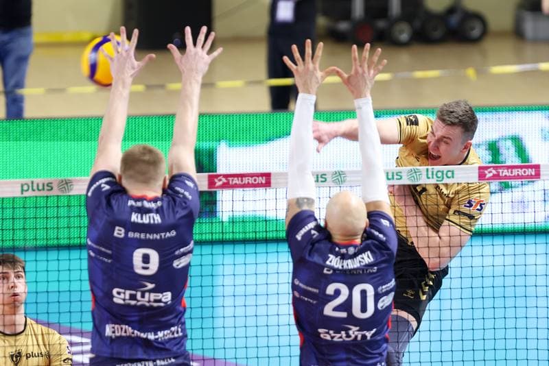 Volleyball. PlusLiga. GKS Katowice - Grupa Azoty ZAKSA Kedzierzyn-Kozle. 10.02.2024