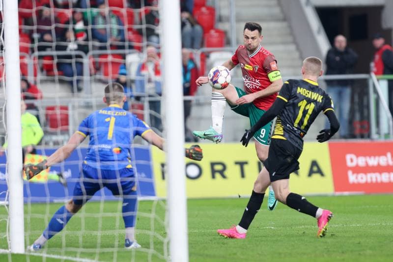 Football. Fortuna I Liga. Zaglebie Sosnowiec - Znicz Pruszkow. 18.02.2024