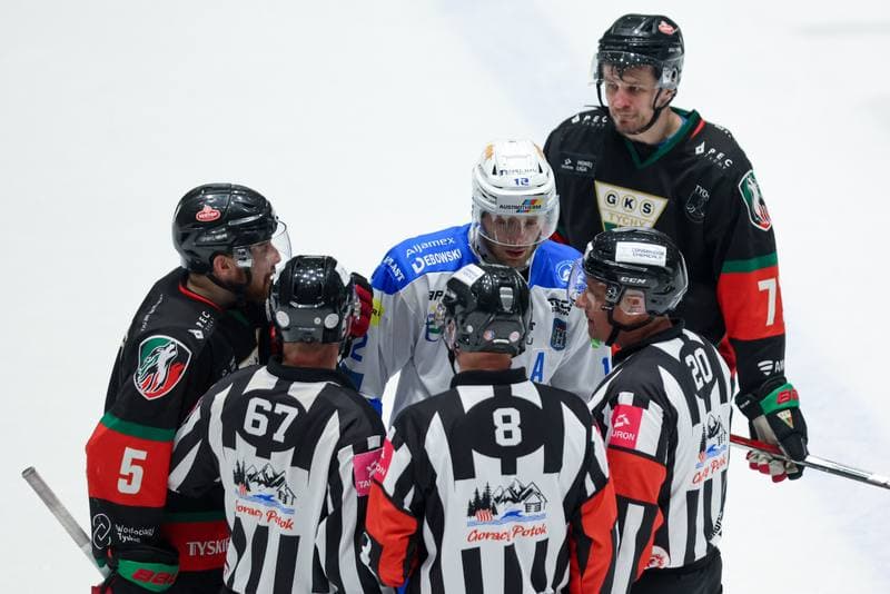 Ice Hockey. Tauron Hokej Liga. Re-Plast Unia Oswiecim - GKS Tychy. 18.03.2024