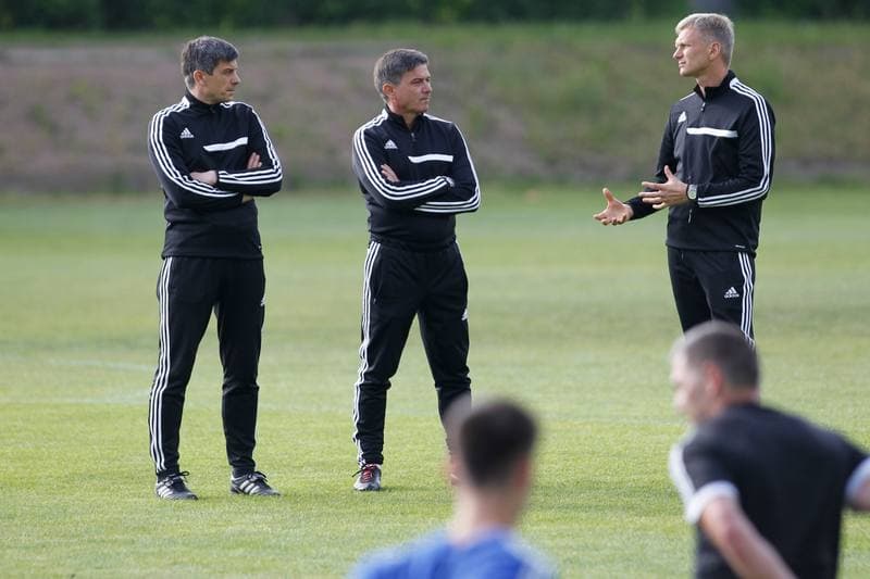 Football. Ruch Chorzow. Training. 09.06.2016