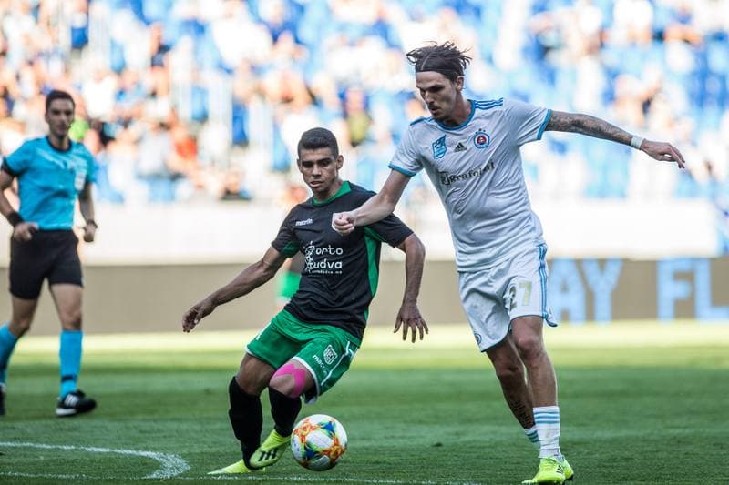 Football. UEFA Europa League. Slovan Bratislava - KF Feronikeli. 24.07.2019