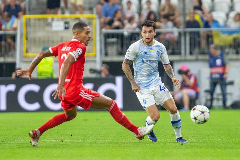 Football. UEFA Champions League. Dynamo Kyiv - Benfica. 17.08.2022