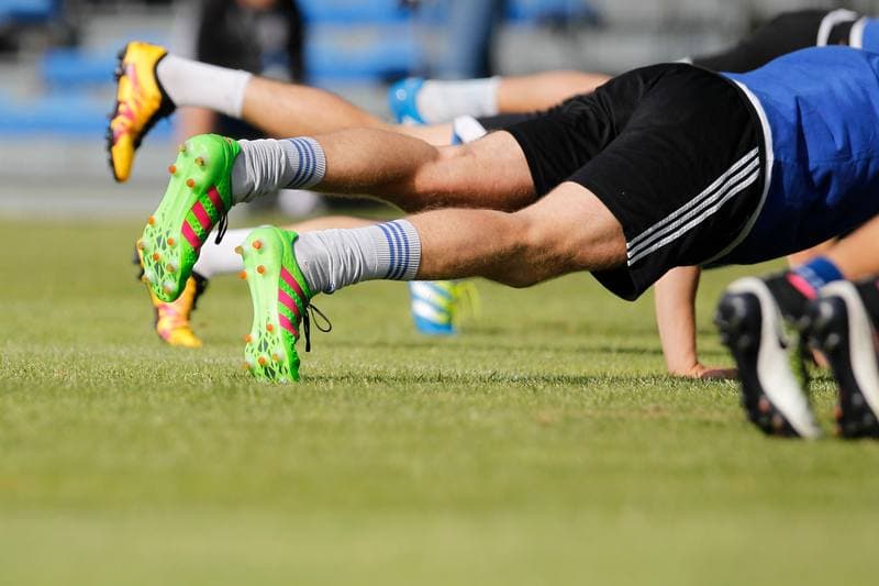 Football. Ruch Chorzow. Training. 09.06.2016