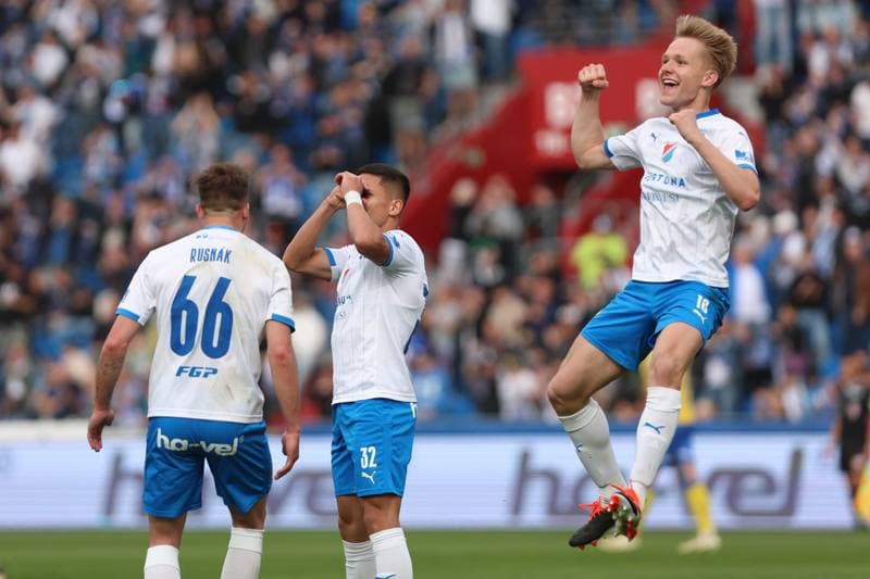Football. Fortuna:Liga. Banik Ostrava - FK Teplice. 31.03.2024