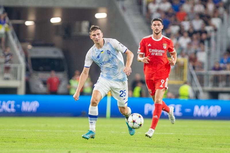 Football. UEFA Champions League. Dynamo Kyiv - Benfica. 17.08.2022