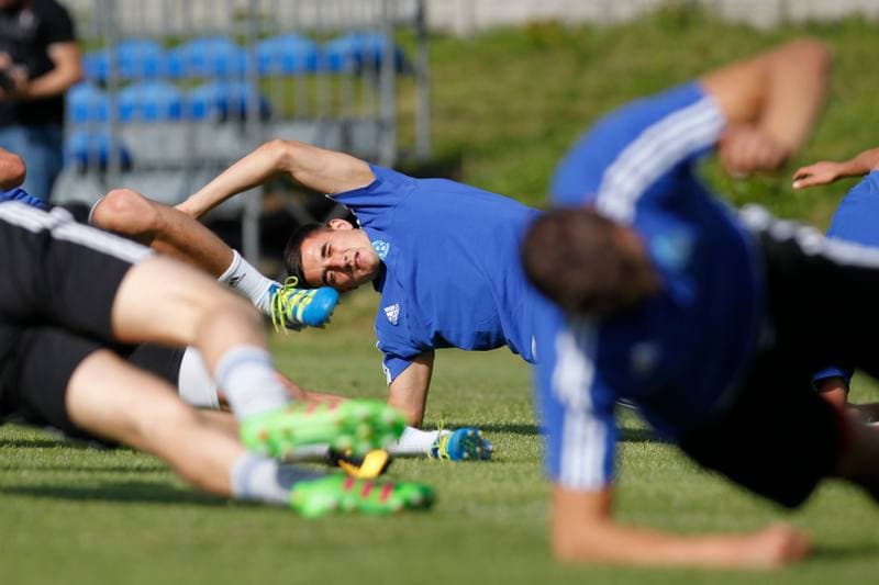 Football. Ruch Chorzow. Training. 09.06.2016