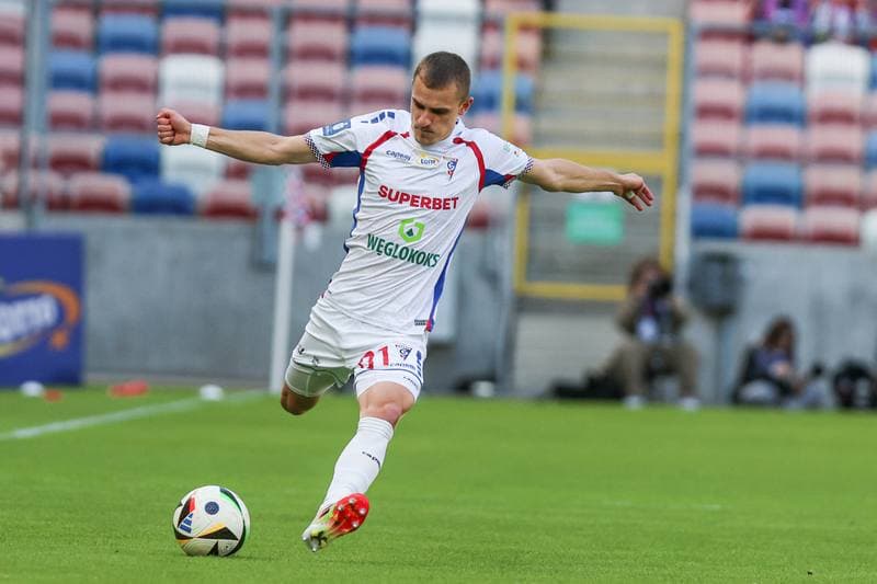 Football. PKO BP Ekstraklasa. Gornik Zabrze - Widzew Lodz. 27.04.2025
