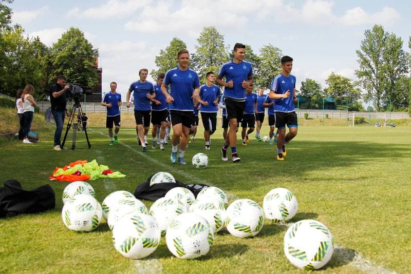 Football. Ruch Chorzow. Training. 09.06.2016
