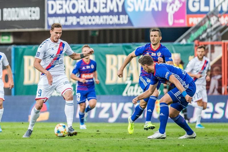 Football. PKO BP Ekstraklasa. Piast Gliwice - Rakow Czestochowa. 20.09.2019