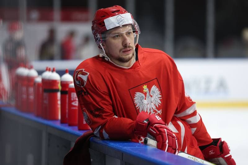 Ice Hockey. Poland national team. Training. 17.04.2024