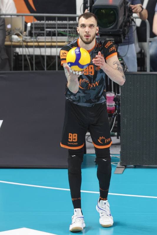 Volleyball. PlusLiga. Jastrzebski Wegiel - Aluron CMC Warta Zawiercie. 28.04.2024