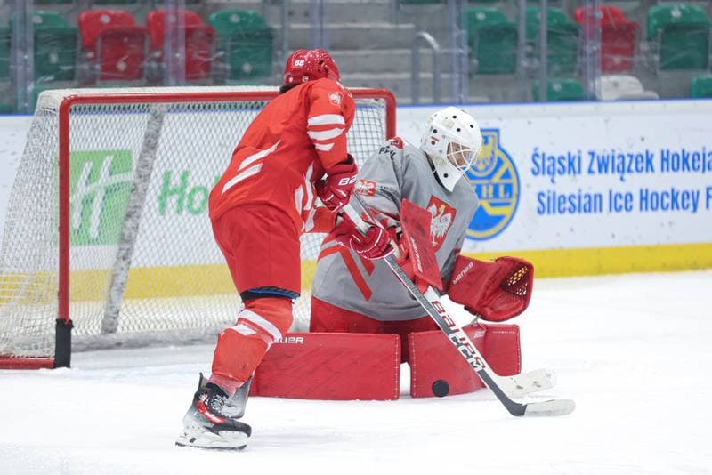 Ice Hockey. Poland national team. Training. 06.05.2024
