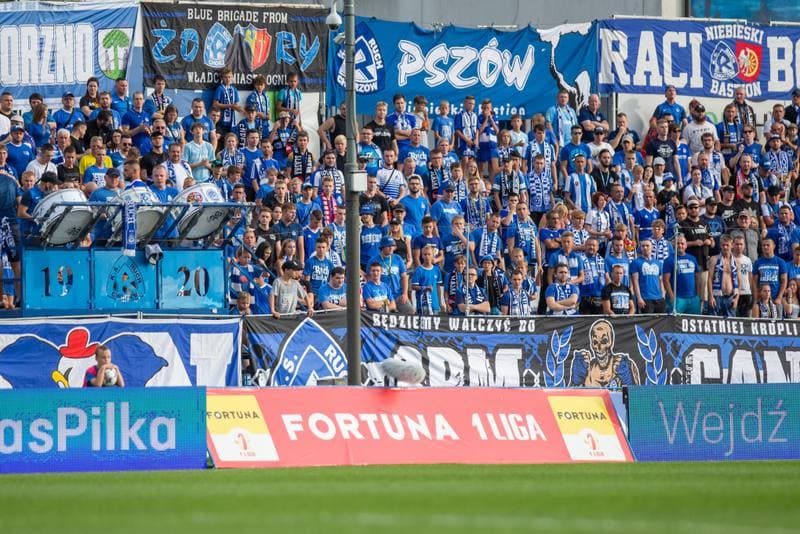 Football. Fortuna I Liga. Ruch Chorzow - Bruk-Bet Termalica Nieciecza. 27.08.2022