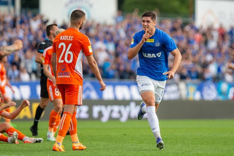 Football. Fortuna I Liga. Ruch Chorzow - Bruk-Bet Termalica Nieciecza. 27.08.2022