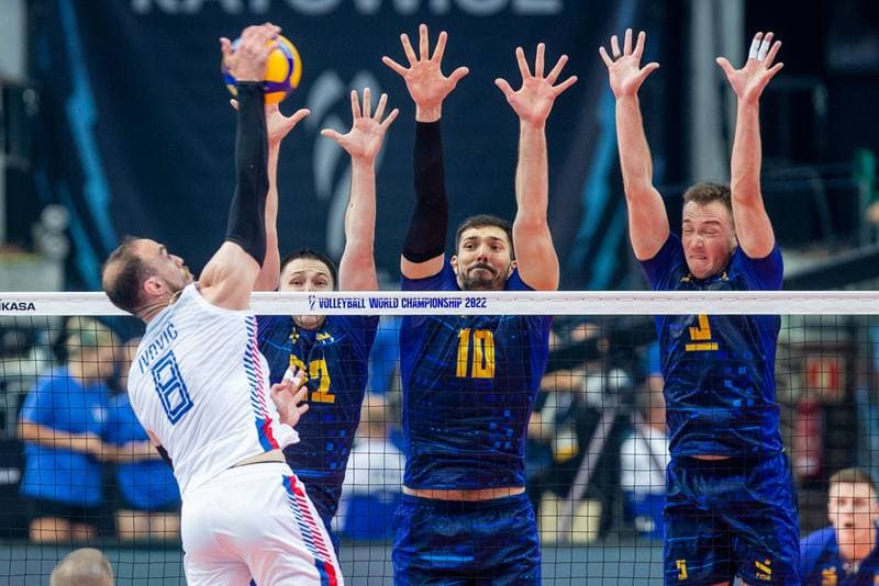 Volleyball. FIVB Men's World Championship. Ukraine - Serbia. 27.08.2022