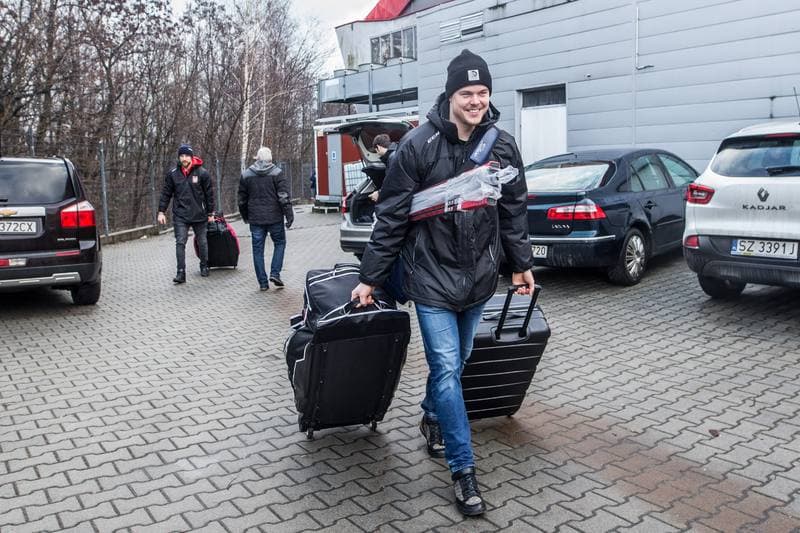 Ice Hockey. Poland national team. Departure. 03.02.2020