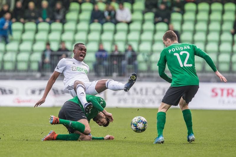 Football. Fortuna:Liga. MFK Karvina - FK 1 Pribram. 08.03.2020