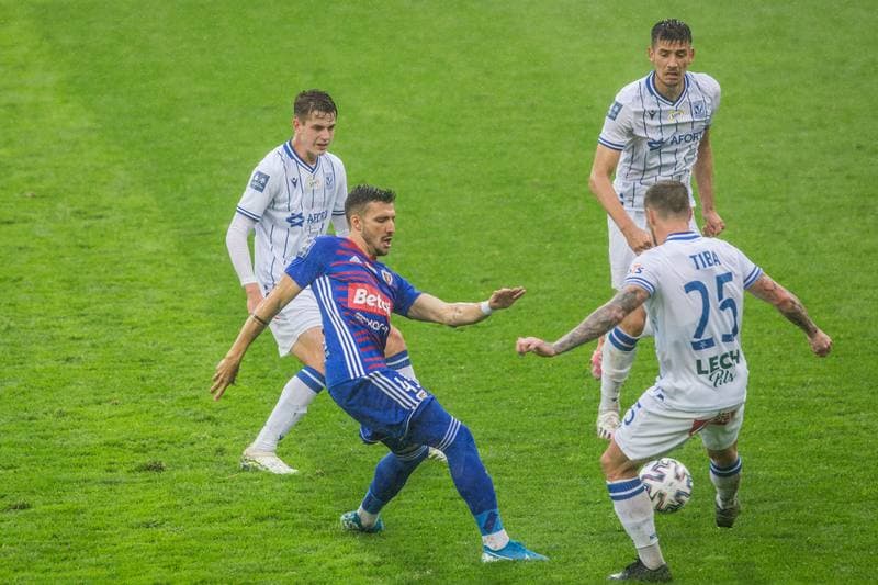 Football. PKO BP Ekstraklasa. Piast Gliwice - Lech Poznan. 20.06.2020