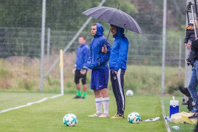Football. Sparing. LKS Goczalkowice Zdroj - Wieczysta Krakow. 11.07.2020