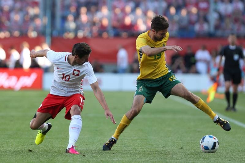 Football. International Friendly. Poland - Lithuania. 06.06.2016