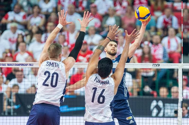 Volleyball. FIVB Men's World Championship. Poland - USA. 30.08.2022