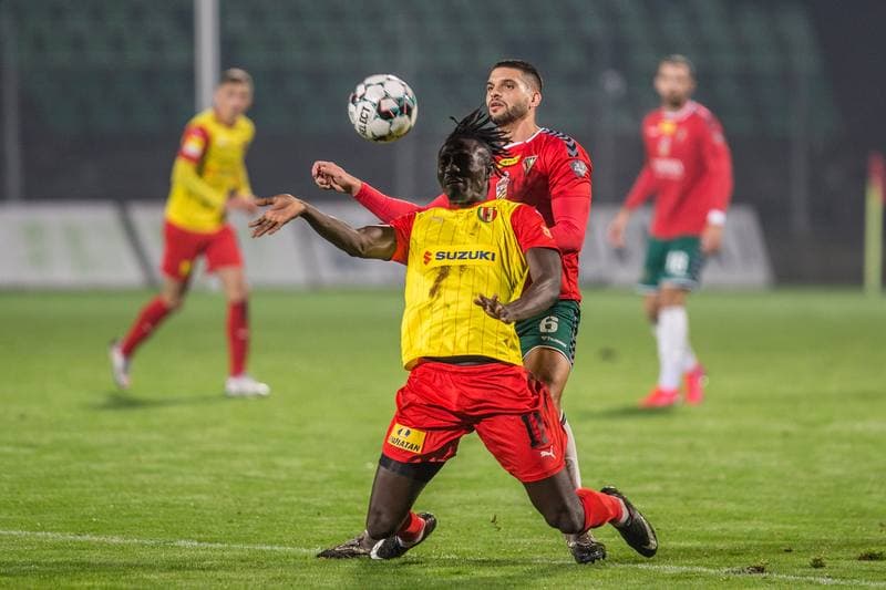 Football. Fortuna I Liga. Zaglebie Sosnowiec - Korona Kielce. 07.11.2020