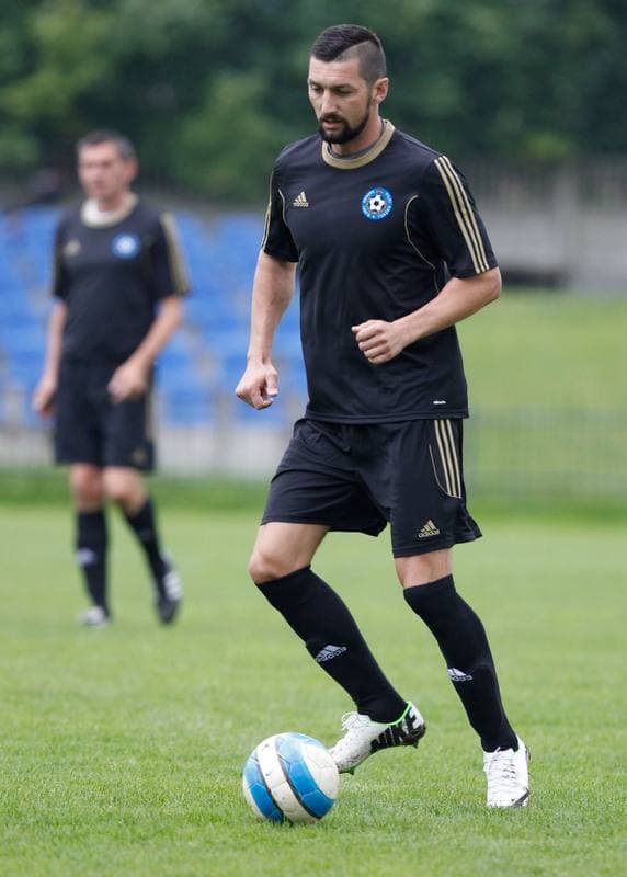 Football. Podokreg Katowice. Orzel Mokre - Reprezentacja Slask Oldboyow. 02.09.2014