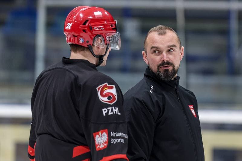 Ice Hockey. Poland national team. Training. 03.11.2024