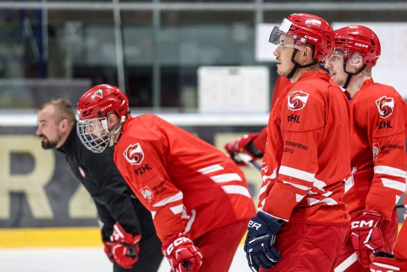 Ice Hockey. Poland national team. Training. 03.11.2024