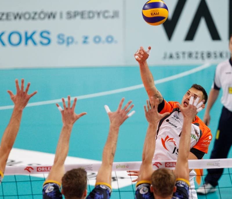 Volleyball. PlusLiga. Jastrzebski Wegiel - MKS Banimex Bedzin. 22.10.2014
