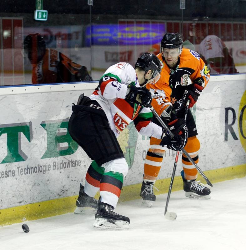 Ice Hockey. Polska Hokej Liga. GKS Tychy - JKH GKS Jastrzebie. 30.11.2014